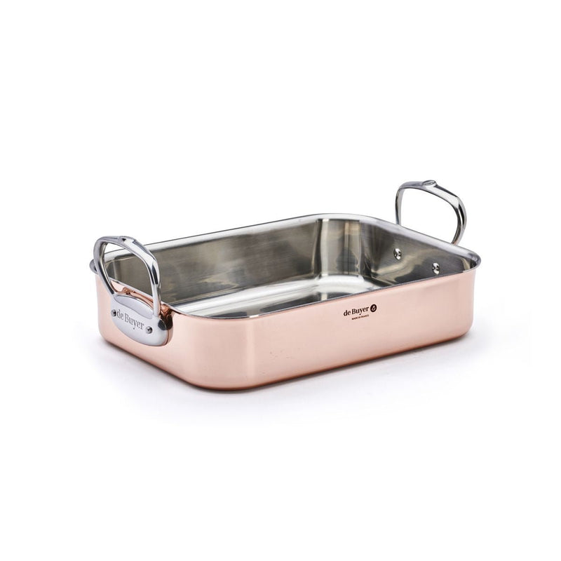 DEB-6427.35 - de Buyer 'Bräter Kupfer - Edelstahl INOCUIVRE 41x27x8cm'