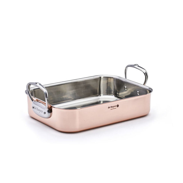 DEB-6427.35 - de Buyer 'Bräter Kupfer - Edelstahl INOCUIVRE 41x27x8cm'