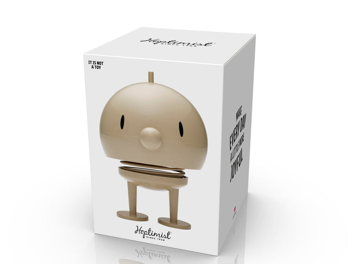 F&amp;H-26037 - F&amp;H Group, Hoptimist Wackelfigur, 10x10x15cm, groß, Farbe Latte