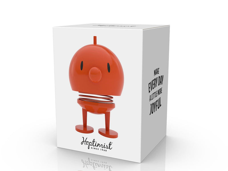 F&H-26107 - F&H Group, Hoptimist Wackelfigur, 7,5x8,5x10,7cm, medium, Farbe Orange