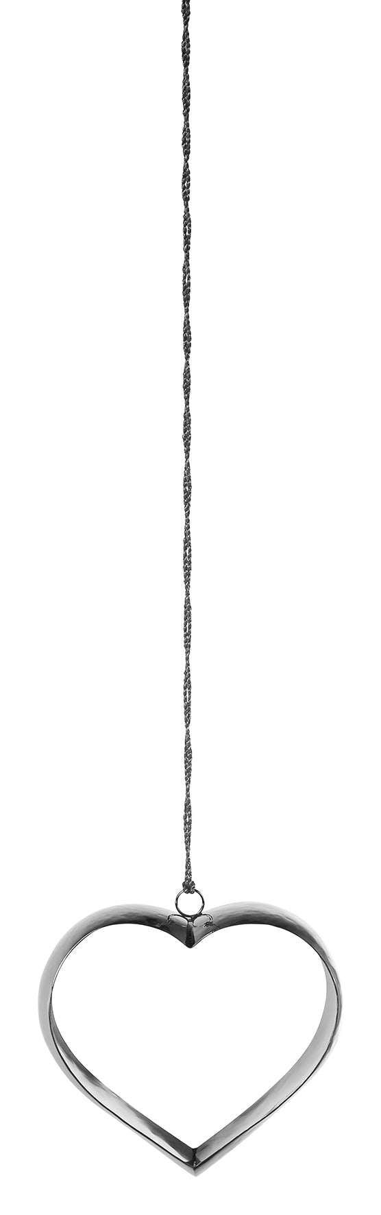 FINK-151163 - FINK, Anya Deko Herz Edelstahl, gehämmert, Höhe 15cm