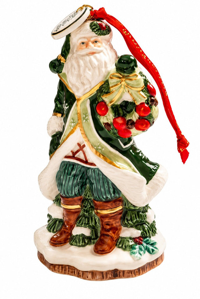 FaF-1026000 - Fitz & Floyd Winter Frost Weihnachtsmann Ornament 13 cm