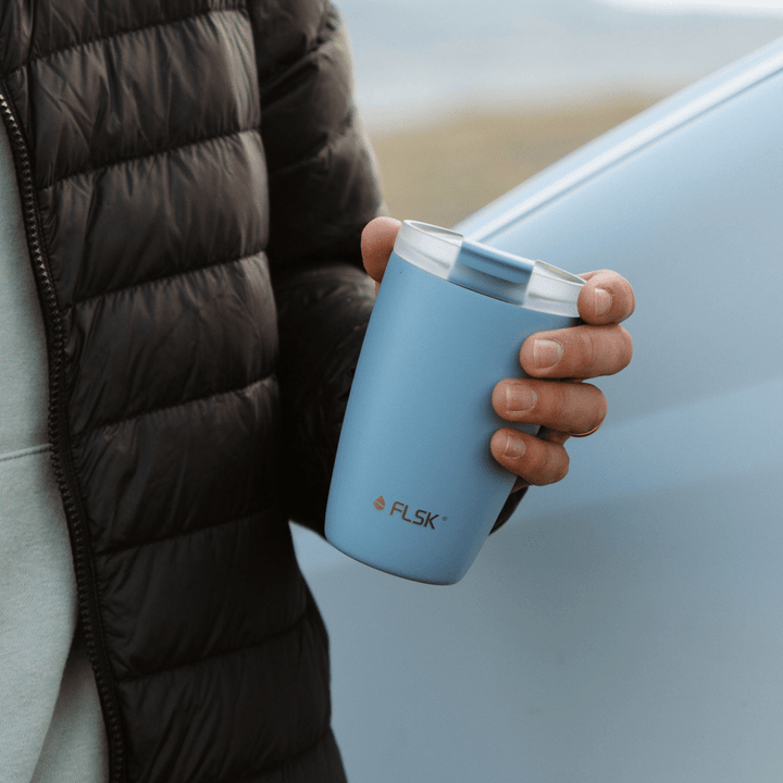 FL-1030-0350-2044 - FLSK To - Go - Cup aus Edelstahl, denim, 350ml, 14,2cm hoch mit Deckel