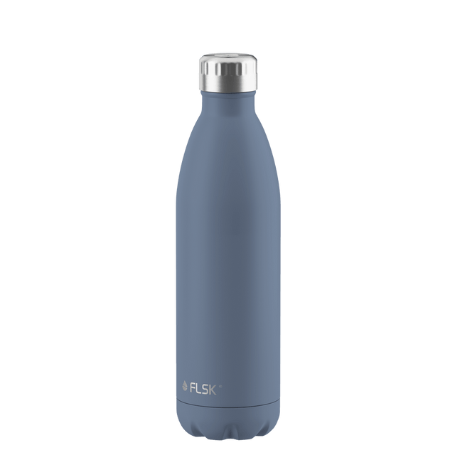 FL-1010-0750-2044 - FLSK Trinkflasche aus Edelstahl, denim, 750ml, 28,6cm hoch