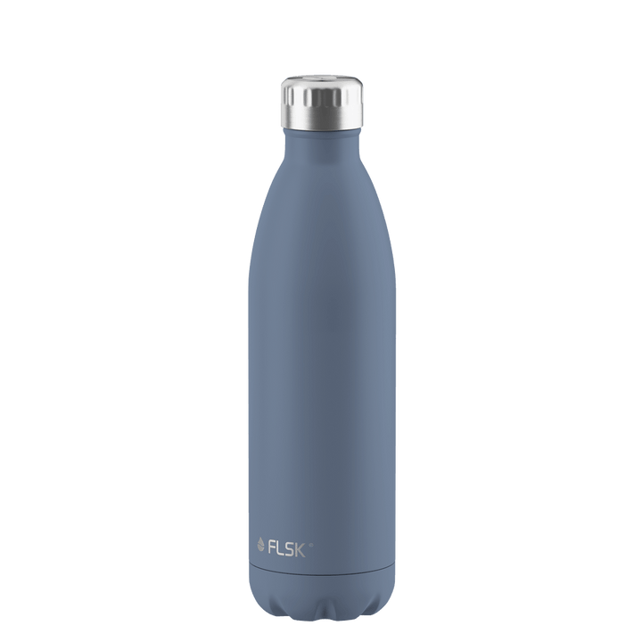 FL-1010-0750-2044 - FLSK Trinkflasche aus Edelstahl, denim, 750ml, 28,6cm hoch