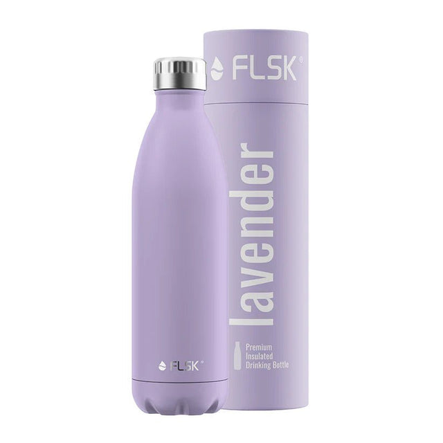 FL - 1010 - 0750 - 2036 - FLSK Trinkflasche aus Edelstahl, lavender, 750ml, 28,6cm hoch