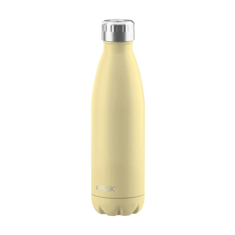 FL - 1010 - 0500 - 2038 - FLSK Trinkflasche aus Edelstahl, lemon, 500ml, 25,5cm hoch