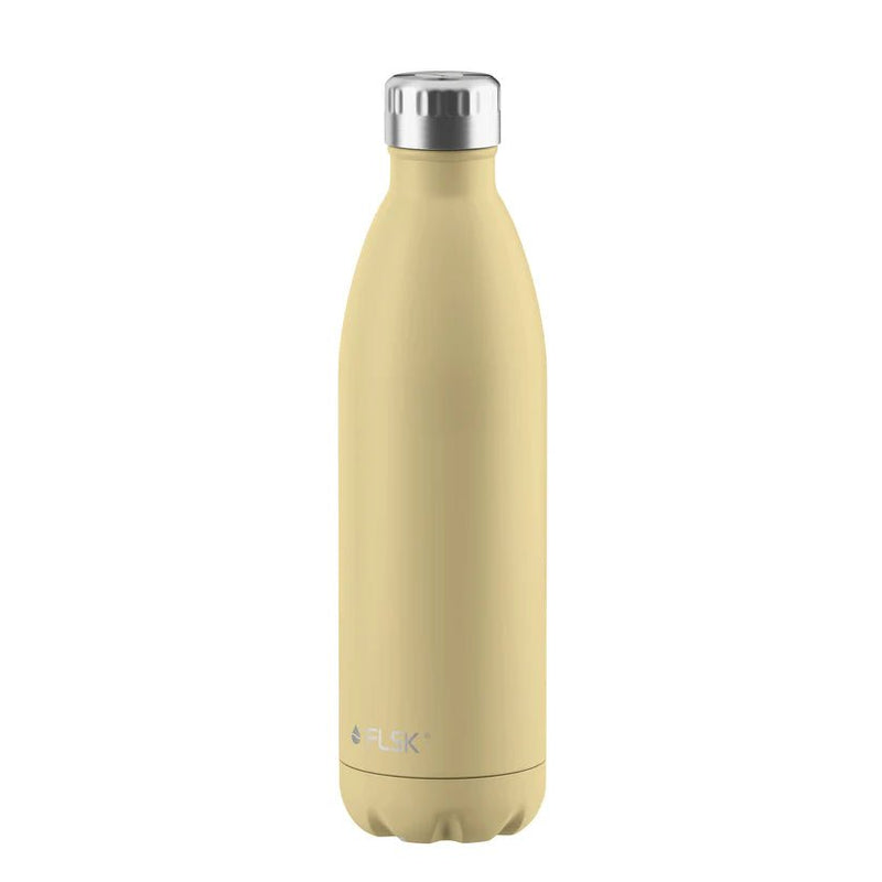 FL - 1010 - 0750 - 2038 - FLSK Trinkflasche aus Edelstahl, lemon, 750ml, 28,6cm hoch