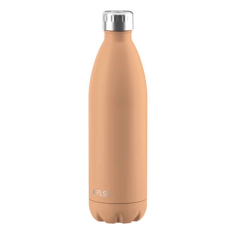 FL - 1010 - 1000 - 2037 - FLSK Trinkflasche aus Edelstahl, peach, 1000ml, 32cm hoch