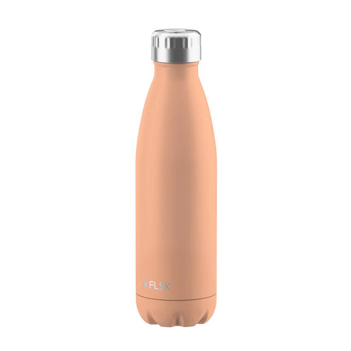 FL - 1010 - 0500 - 2037 - FLSK Nerezová fľaša na pitie, broskyňová, 500 ml, vysoká 25,5 cm