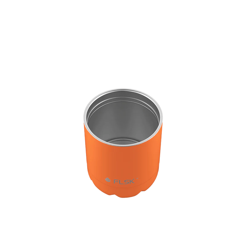 FL - 2010 - 0700 - 0011 - FLSK Trinkflasche mit Becher, orange, 700ml, 28,8cm hoch