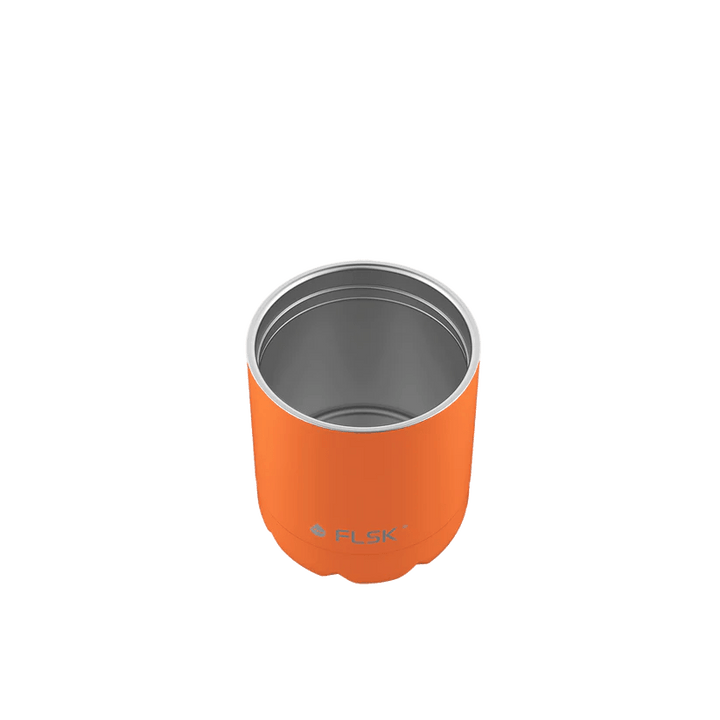 FL - 2010 - 0700 - 0011 - FLSK Trinkflasche mit Becher, orange, 700ml, 28,8cm hoch