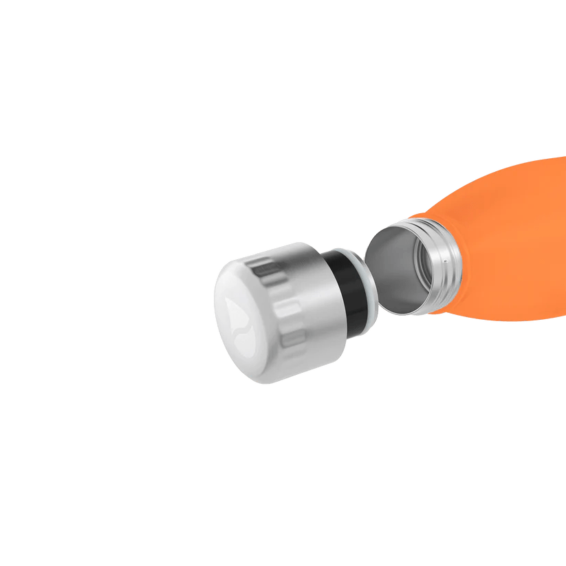 FL - 2010 - 0700 - 0011 - FLSK Trinkflasche mit Becher, orange, 700ml, 28,8cm hoch