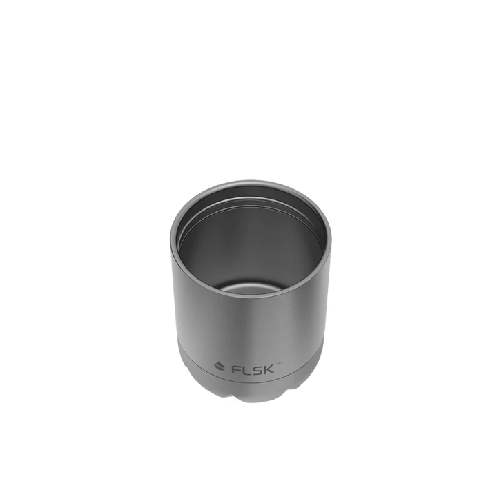 FL - 2010 - 0700 - 0010 - FLSK Trinkflasche mit Becher, stainless, 700ml, 28,8cm hoch