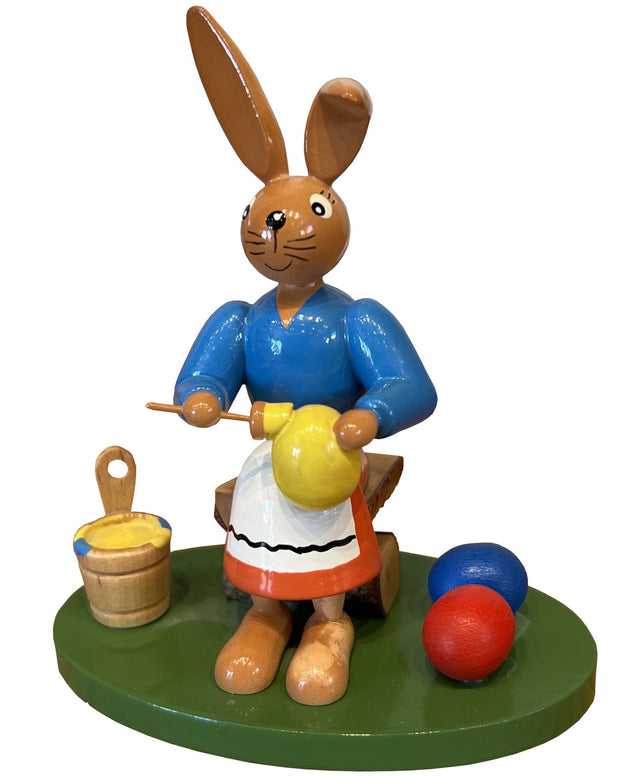 GAH-71381 - Gahlenz - Hasen - Malerin sitzend - 10cm