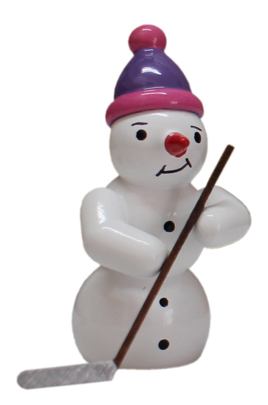 GAH - 38300 - Gahlenz - Muñecos de nieve - Grupo 'Muñeco de nieve como jugador de hockey - 5,5cm'