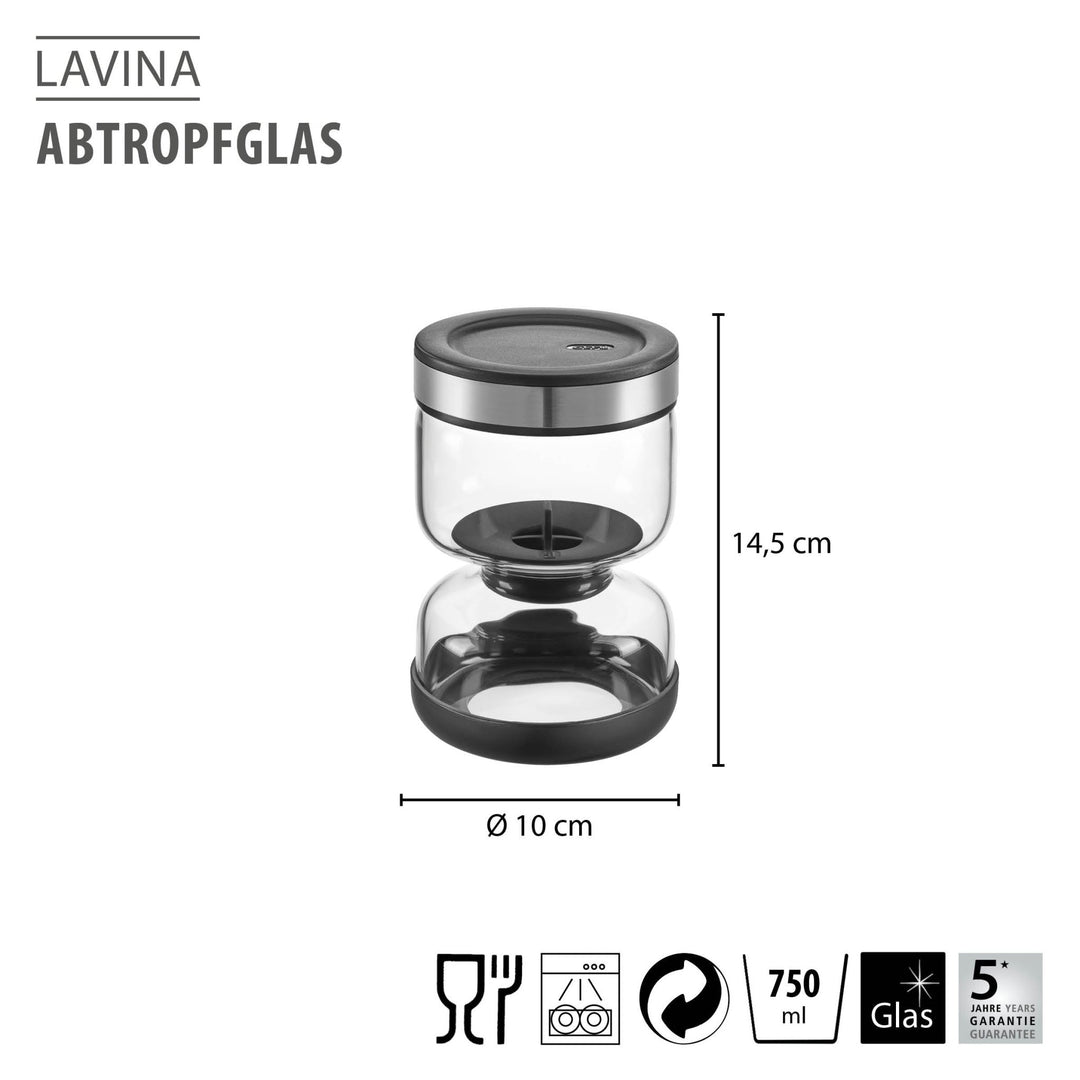 GEF-18930 - Gefu, Abtropfglas "Lavina", 750ml