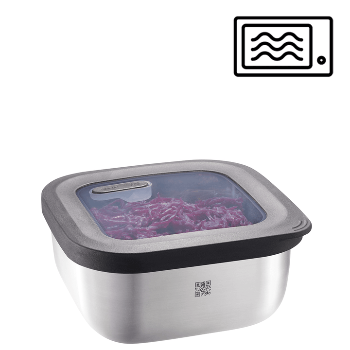 GEF-12778 - Gefu, Fresh-keeping container "Provido", square, capacity 900ml