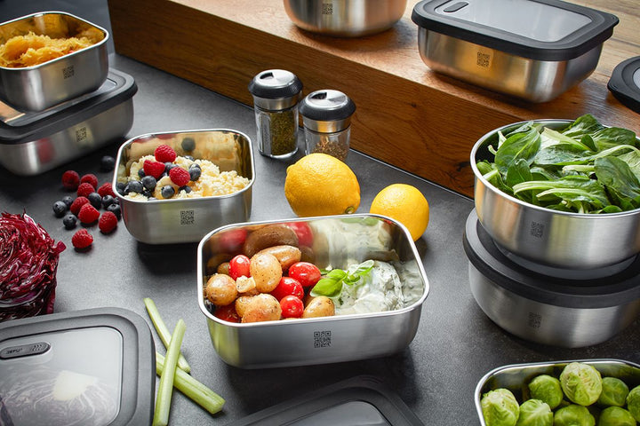 GEF-12778 - Gefu, Fresh-keeping container "Provido", square, capacity 900ml
