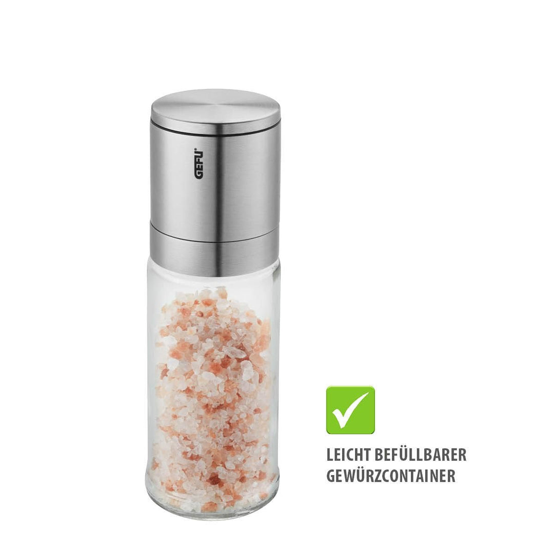 GEF-89578 - Gefu, Salt and pepper mill "Lamola", 2 pieces