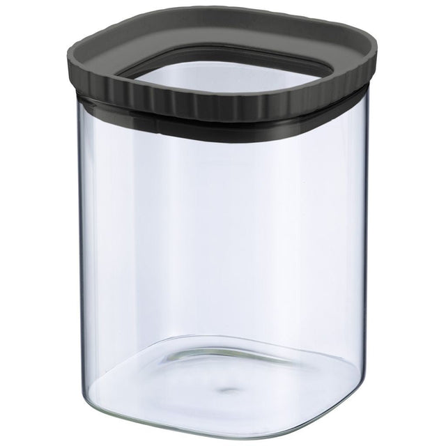 WST - 23632260 - Glasdose mit Silikondeckel, stapelbar, Westmark, ca. 1080ml