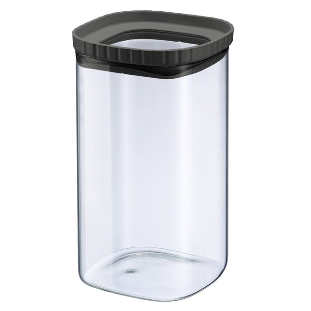 WST - 23642260 - Glasdose mit Silikondeckel stapelbar, Westmark, ca. 1500ml
