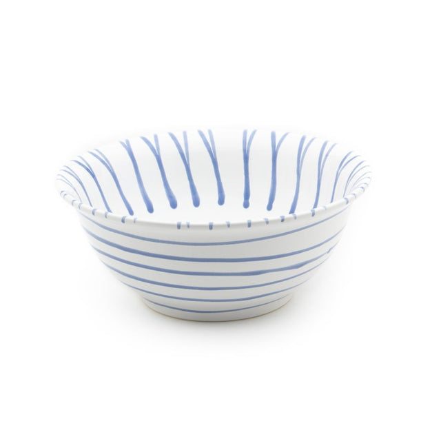0102SRSA26 - Gmundner Keramik 'Blaugeflammt - Salatschüssel (Ø 26cm)'