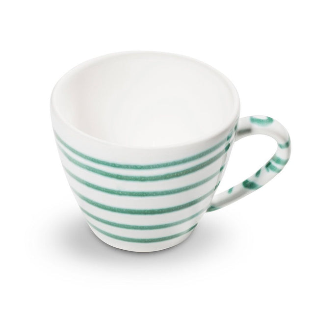 0100TKGO09 - Gmundner Keramik 'Grüngeflammt - Kaffeetasse Gourmet (0,2L)'