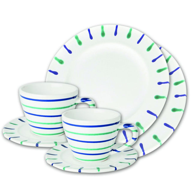 0104STSG06SET - Ceramika Gmundner 'Traunsee - Śniadanie dla dwojga Gourmet'