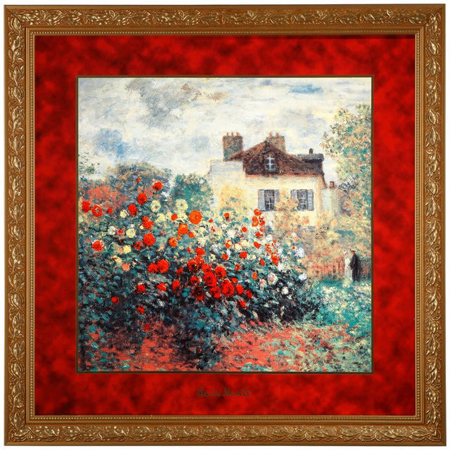 66534761 - Goebel Artis Orbis Claude Monet 'Das Künstlerhaus - Wandbild'