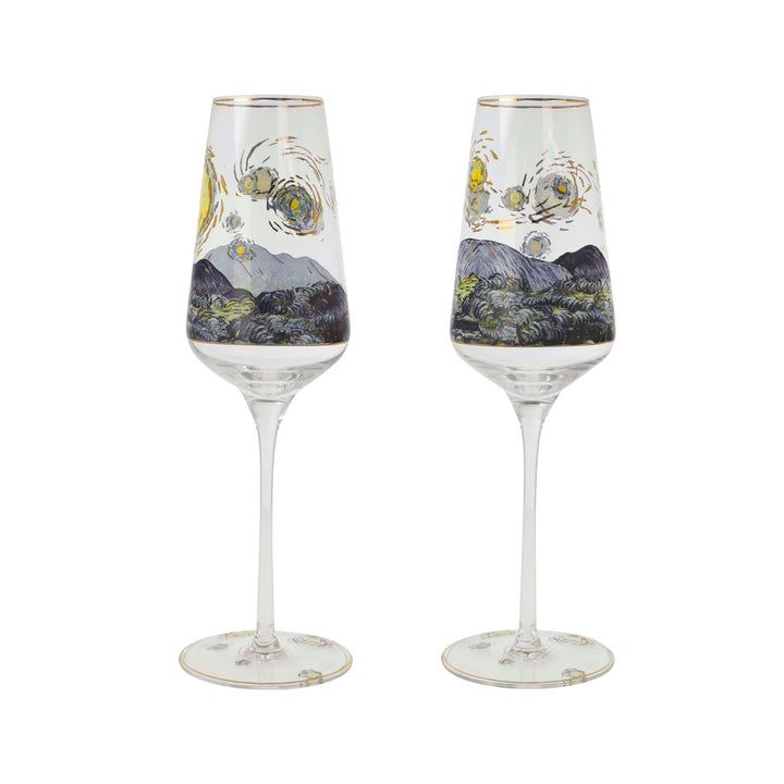 67075191 - Goebel Artis Orbis, Sektglas, Vincent Van Gogh - Sternennacht 2025