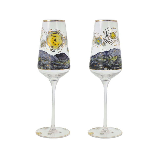 67075191 - Goebel Artis Orbis, Sektglas, Vincent Van Gogh - Sternennacht 2025