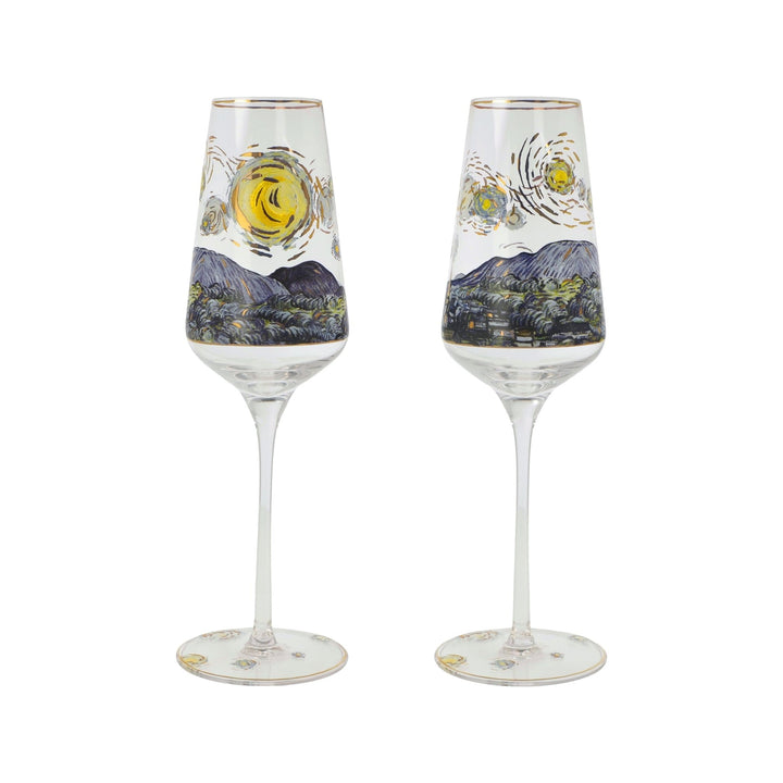 67075191 - Goebel Artis Orbis, Sektglas, Vincent Van Gogh - Sternennacht 2025