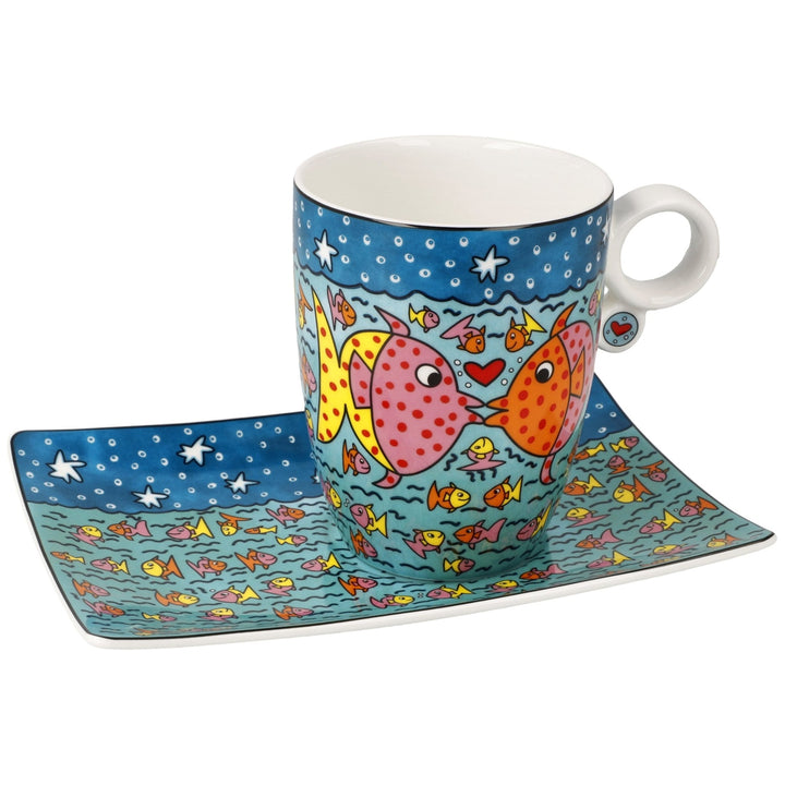 26103651 - Goebel James Rizzi kunstnerkopp med fat &
