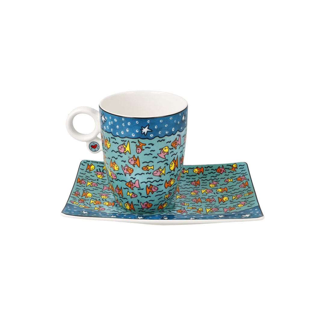26103651 - Goebel James Rizzi kunstnerkopp med fat &