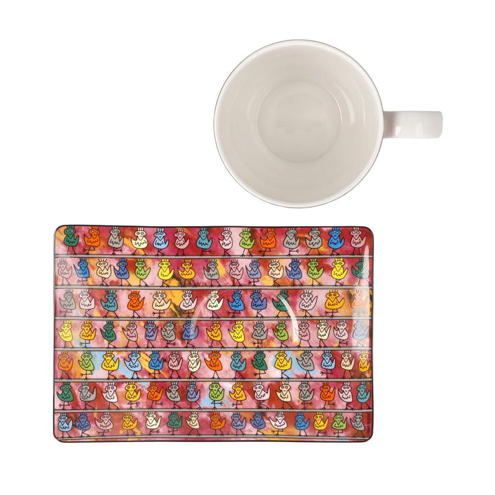 26103671 - Goebel James Rizzi Künstlertasse mit Untertasse &