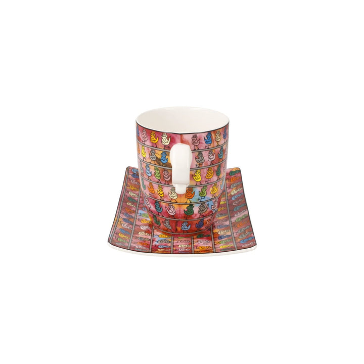 26103671 - Goebel James Rizzi Künstlertasse mit Untertasse &