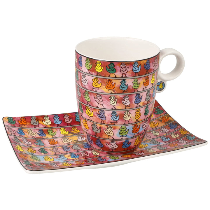 26103671 - Goebel James Rizzi Künstlertasse mit Untertasse &
