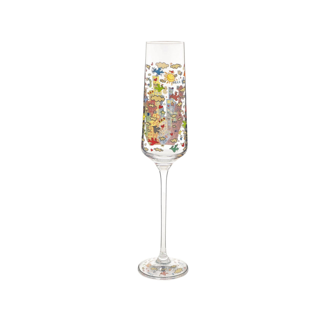 26103581 - Goebel James Rizzi Champagne Glass &