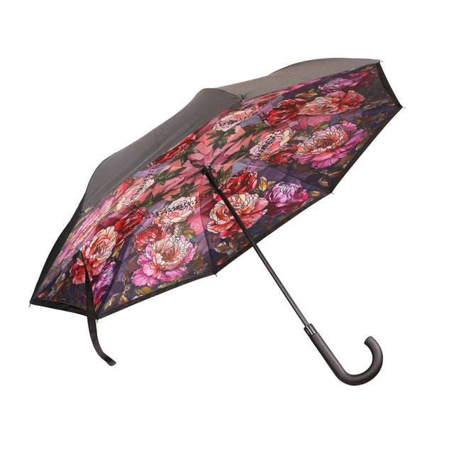 67075481 - Goebel Louis Comfort Tiffany Upside - Down Schirm 'Pfingstrosen' 2026