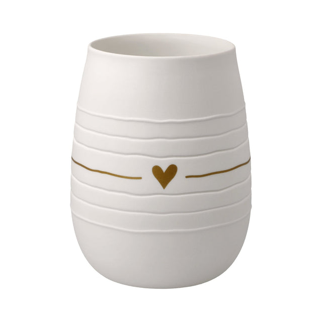 23123671 - Goebel Poesie Windlicht 'Golden Heart Biskuit weiß' 2026