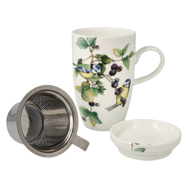 23123891 - Goebel Singvögel Teetasse mit Deckel und Sieb 'Blaumeisen - cm' 2026