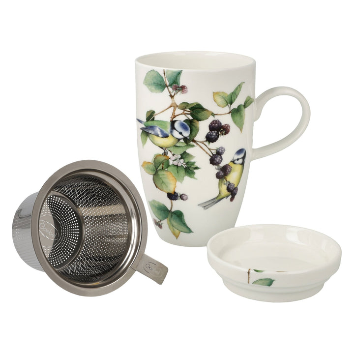 23123891 - Goebel Singvögel Teetasse mit Deckel und Sieb &