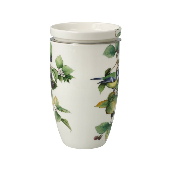 23123891 - Goebel Singvögel Teetasse mit Deckel und Sieb &