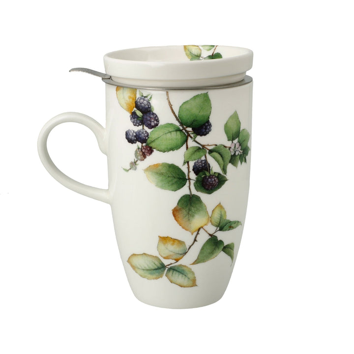 23123891 - Goebel Singvögel Teetasse mit Deckel und Sieb &