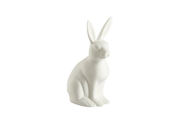 GICO - 1125704001 - Hase Frau Schmidt, Größe M, Porzellan matt, weiß
