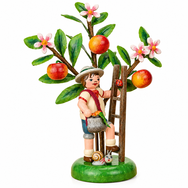 Hubrig Jahresfigur 2027 Pfirsich – Neuheit 2027, 13 cm