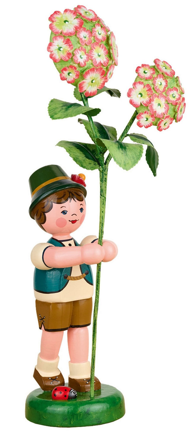 HUB-308h2011 - Hubrig Volkskunst 'Enfant des fleurs garçon - Hortensia 24 cm' 2025