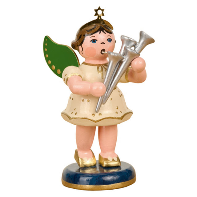 HUB-121h0048 - Hubrig Volkskunst 'Angelo con zampogna - 6,5 cm' 2026