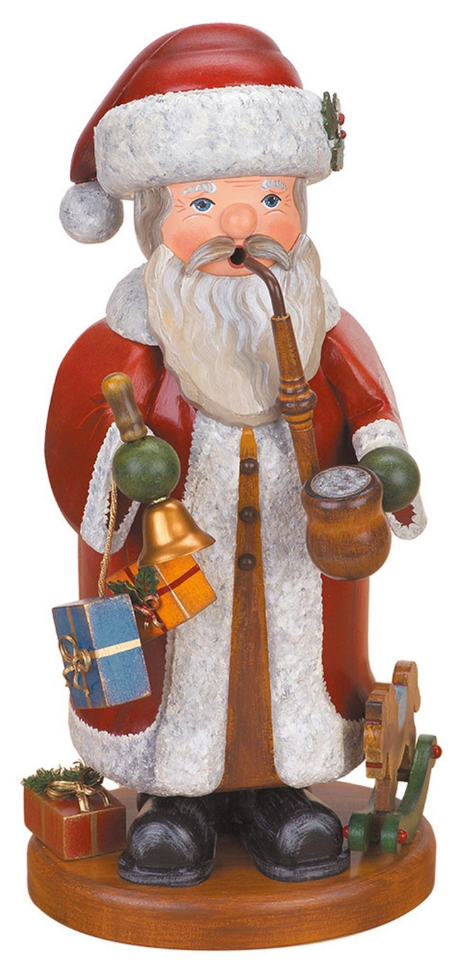 HUB-105h3001 - Hubrig Volkskunst 'Räuchermann WEIHNACHTSMANN 35 cm'